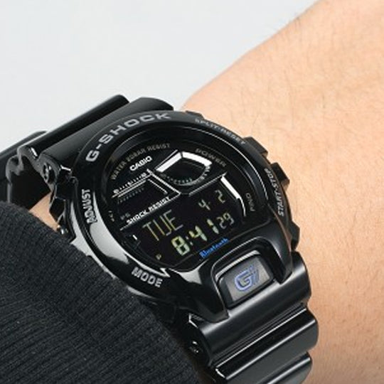 Men's CASIO G Shock Subject Series Fashion Stylish Street LED Bluetooth Smart Shockproof 200 Meter Waterproof Sports Black Watch Mens Digital GB-6900AB-1 Watches - KICKSCREW
