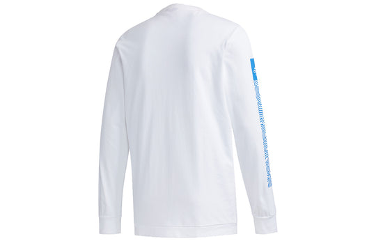 adidas x Takahashi Riko Crossover Ls Tee M Hiroko Geometry Printing Loose Sports Long Sleeves White GD4977