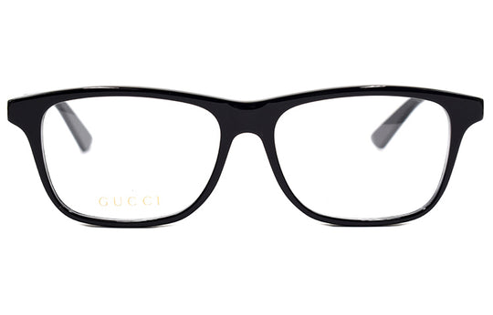 Men's Gucci Series Double G Optical Glasses Frame Black GG0755OA-001
