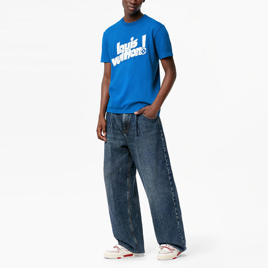 Louis Vuitton blue Men pants size 38  Womens golf shirts, Mens pants size  chart, Mens pants