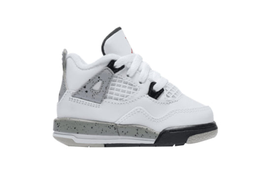 (TD) Air Jordan 4 Retro 'Cement' 308500-104 Infant/Toddler Shoes  -  KICKS CREW