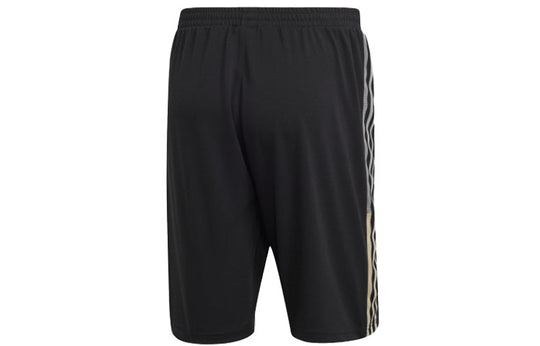 adidas Soccer/Football Training Loose Sports Shorts Black FI0715