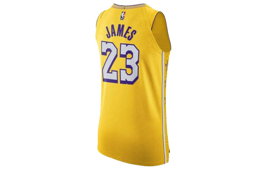Buy the NBA Women Yellow Lakers Jersey LG