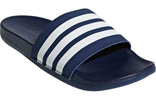 adidas Adilette Comfort Slides 'Dark Blue White' B42114 Beach & Pool Slides/Slippers  -  KICKS CREW