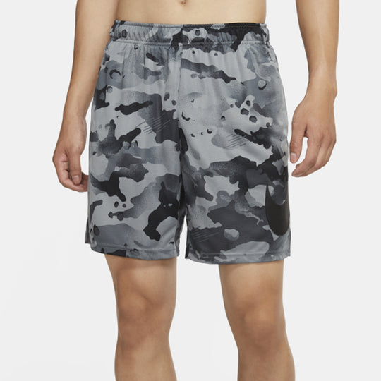 Nike DRI-FIT Camouflage Training Shorts Black CU4039-010 - KICKS CREW