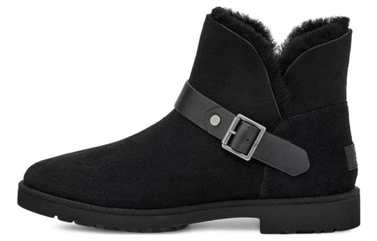 (WMNS) UGG Romely Short Buckle Boot 'Black' 1132993-BLK