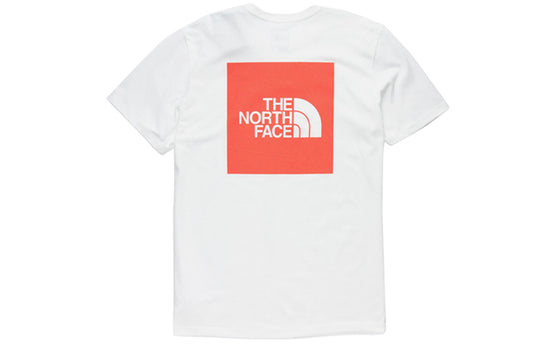 THE NORTH FACE Box Classic Back Large Logo Short Sleeve Couple Style White NF0A4M4RFN4 T-shirts  -  KICKSCREW