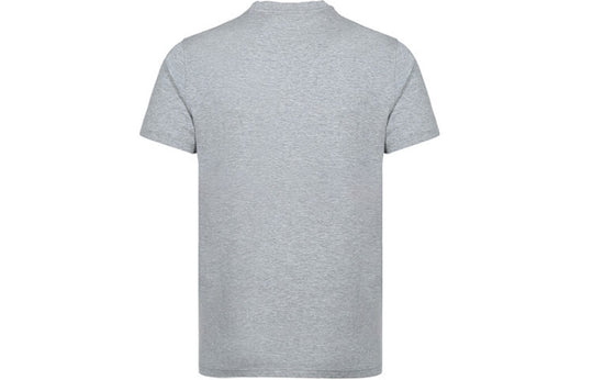 Burberry Men's Monogram Motif Specific Logo Cotton Short Sleeve Grey 80140231