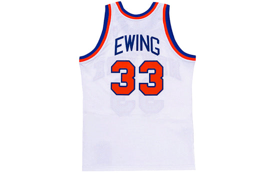 Patrick Ewing New York Knicks Mitchell & Ness 1985/86 Hardwood Classics  75th Anniversary Swingman Jersey - Platinum