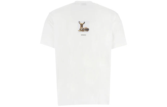 Burberry Deer-Printed Cotton White 8022370-A1464