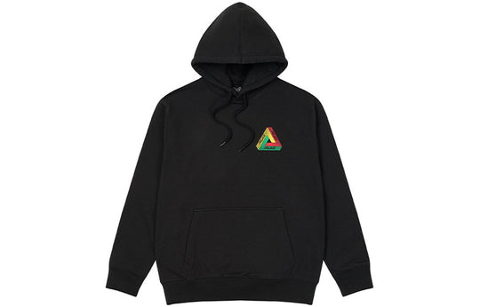 PALACE Triangle Logo hooded Long Sleeves Unisex Black P19HD085