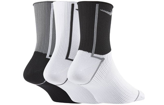 Nike Unisex Everyday Plus Lightweight Sports Socks 3 Packs Black/White/Grey CK6021-904