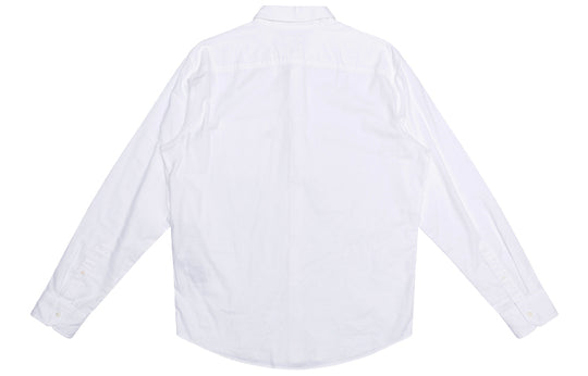 Men's Levis Lapel Pure Cotton Pocket Long Sleeves White Shirt 85746-00 ...