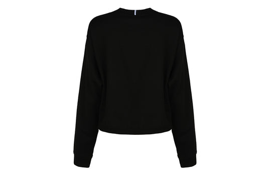 (WMNS) Alexander McQueen SS21 Round Neck Pullover Long Sleeves Sweatshirt 'Black' 624675-RQR2-01000