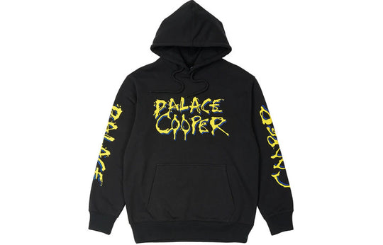 PALACE Alice Cooper Hood Black Alphabet Logo Back Printing P20HD043