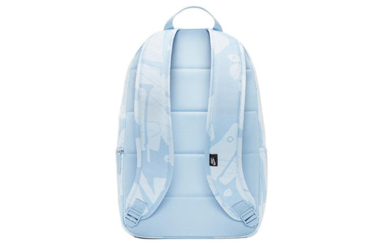 Nike Minimalistic Fashion Logo Printing Full Print Large Capacity Fabric Schoolbag Backpack Kid's Blue DQ5754-472