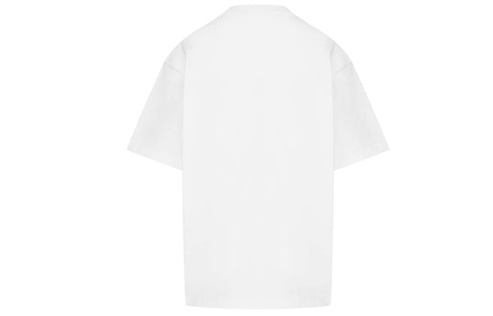 Balenciaga Crown Logo Alphabet Printing Short Sleeve White 594599TGV489000