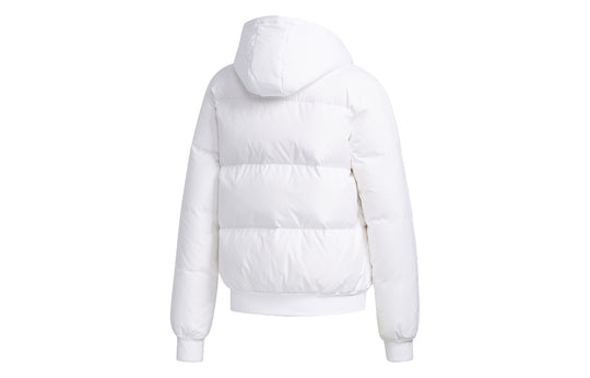 (WMNS) adidas neo Sporty Puffer Jacket 'Pure White' EI4407