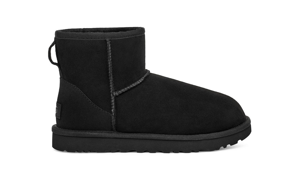 (WMNS) UGG W Classic Mini II Fleece Lined Snow Boots Black 1016222-BLK ...