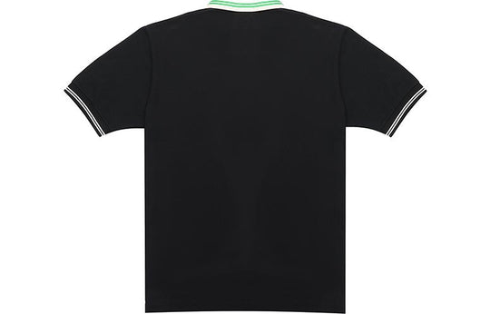 Men's Gucci SS21 Interlock Double G Short Sleeve Black Polo Shirt 658067-XJDI2-1043
