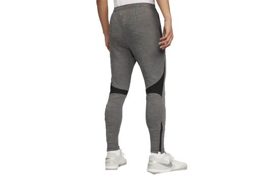 Men's Nike Logo Elastic Waistband Contrasting Colors Sports Pants/Trousers/Joggers Gray DQ5058-010