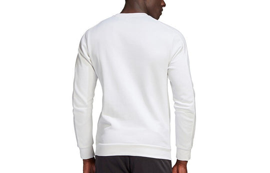adidas Casual Sports Round Neck Pullover White GJ6591