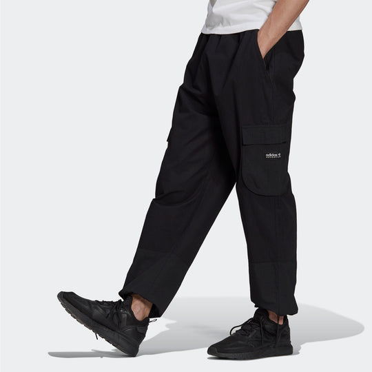 Men's adidas originals Cargo Pant Side Pocket Splicing Drawstring Bund ...