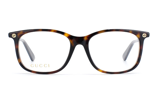 Gucci Round Frame Asia Edition Tortoiseshell Color Optical Glasses Frame GG0157OA-002