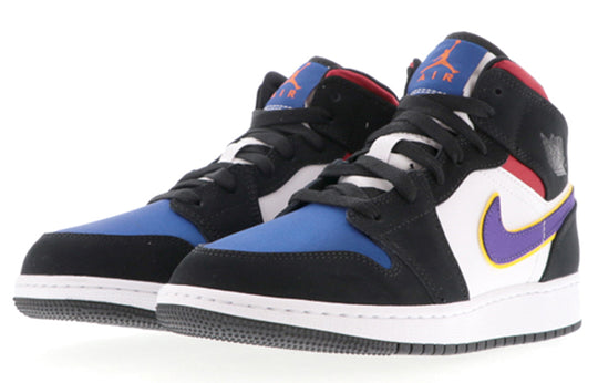 (GS) Air Jordan 1 Mid SE 'Rivals' BQ6931-005 Big Kids Basketball Shoes  -  KICKS CREW