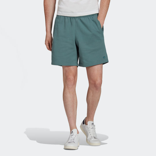 adidas originals C Short Ft Solid Color Lacing Sports Shorts Green HF6363