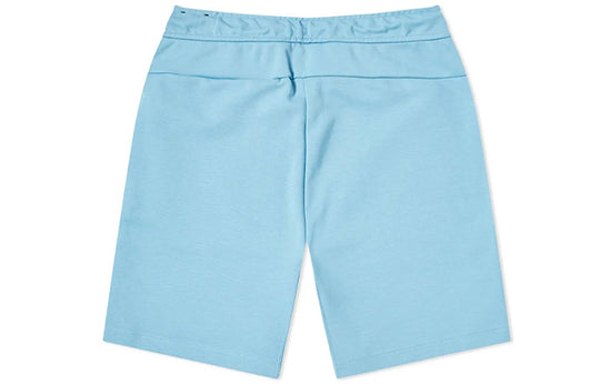 Nike Sportswear Tech Fleece Drawstring Sports Shorts Light Blue 928513 ...