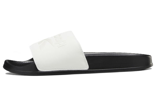 Reebok Classic Slide Sports Slippers Unisex White Black EH2744 - KICKS CREW
