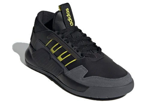 adidas neo Bball90s 'Black Gray Yellow' EG9027