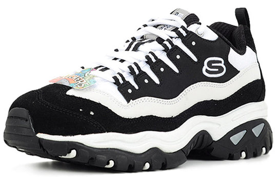 Skechers Energy Low Running Shoes Black/White/Grey 999345-BKW - KICKS CREW