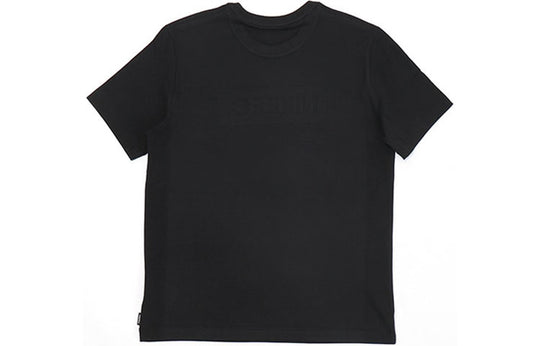 Nike F.C. Logo Printing Soccer/Football Sports Round Neck Short Sleeve Black DH7445-010