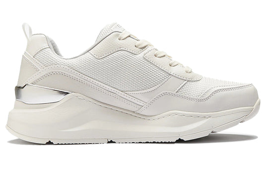 Skechers WMNS Street Low-Top Running Shoes White 155046-WHT Marathon Running Shoes/Sneakers - KICKSCREW