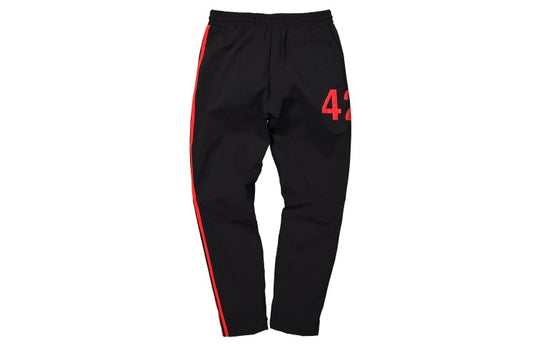 adidas originals x 424 Track Pants Crossover Asymmetric Sports Pants B
