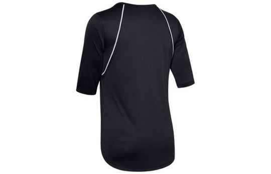 Women's Under Armour Sun Armour Training Sports Sleeve T-shirt Black 1355649-001 T-shirts  -  KICKSCREW