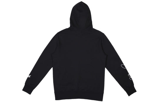 Men's Air Jordan x CLOT Crossover Logo Printing Sports Us Edition Black Pullover AR8395-010