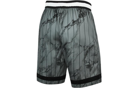 Men's Nike Ink Line Design Elastic Waistband Sports Basketball Shorts Gray DD0566-084