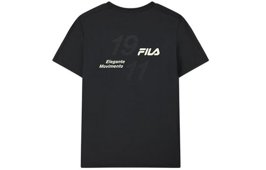 FILA Athletics Causual Sports T-Shirt Men's Black A11M122106F-BK T-shirts - KICKSCREW