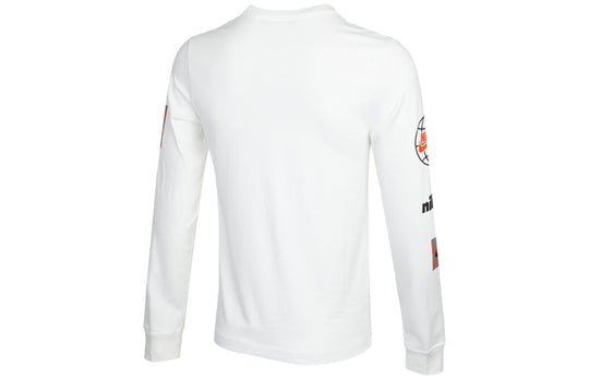 Nike Air Logo Printing Sports Breathable Long Sleeves White DJ1416-100