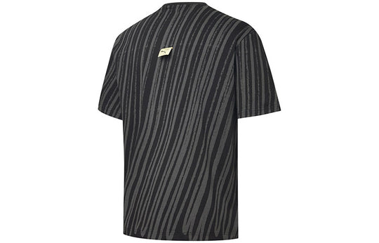 Puma x MICHAELLAU Crossover Casual Sports Round Neck Breathable Printing Short Sleeve T-shirt Black 531322-01 T-shirts - KICKSCREW