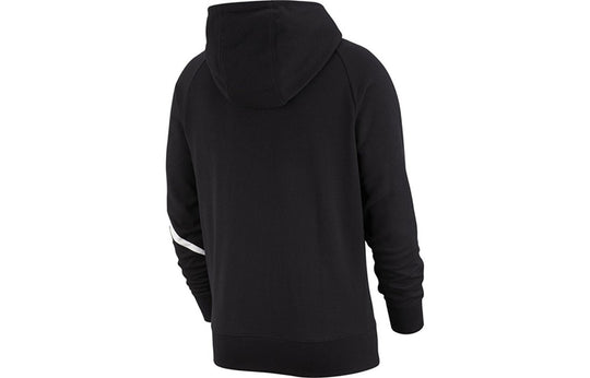 Men's Nike Large Logo Printing Sports Hooded Jacket Black AR3084-010 Jacket - KICKSCREW