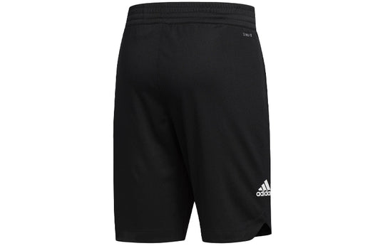 adidas Sport St Shrt 3 Printing Logo Pattern Casual Sports Shorts Black DN8371