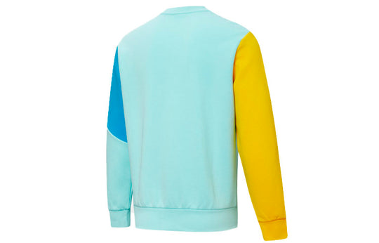 PUMA Unisex Colorful Embroidered Logo Printing Round-neck Sweatshirt Blue 532180-33
