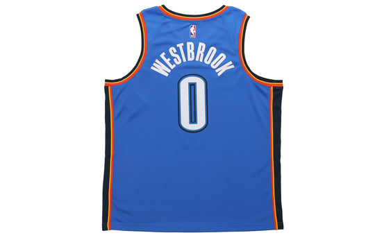 Nike Russell Westbrook Oklahoma City Thunder Swingman Jersey Mens Blue 864497-403