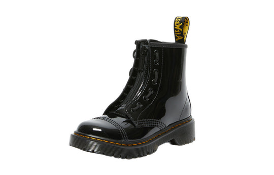 Dr. Martens Sinclair Bex J Patent Leather 8 Martin boots Big Boys Black 27237001
