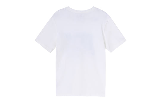 Air Jordan Printing Logo Round Neck Short Sleeve White CJ6307-100