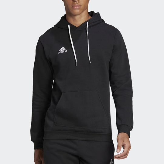 adidas Solid Color Soccer/Football Sports Pullover Black H57512